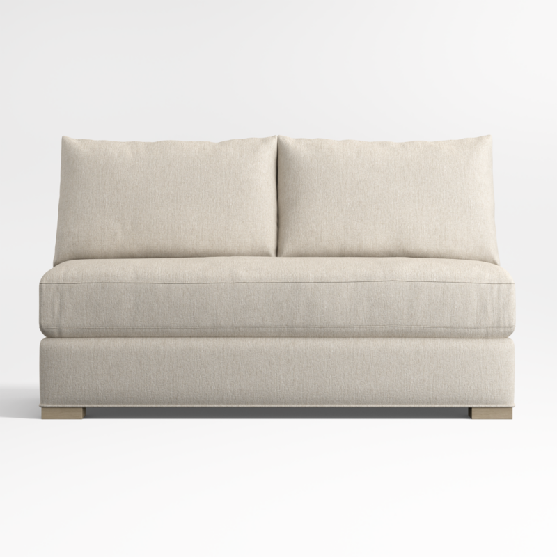 Axis Classic Armless Bench Loveseat Sectional Piece - image 0 of 3