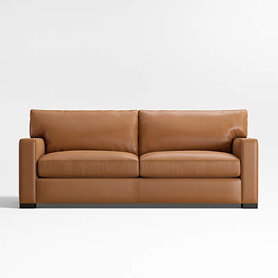 Axis Classic Leather Sofa 88"