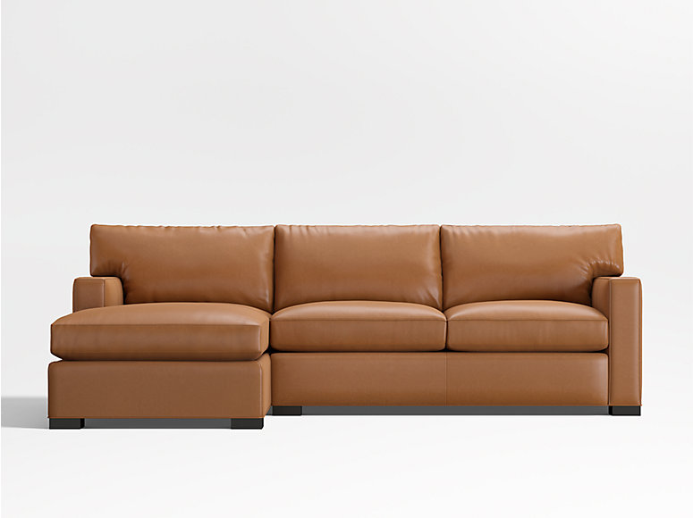 Axis Classic Leather Sectional Sofas