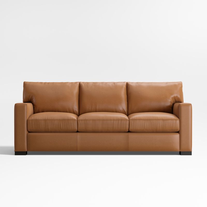 Axis Classic Leather 3-Seat Sofa 88" - image 0 of 5