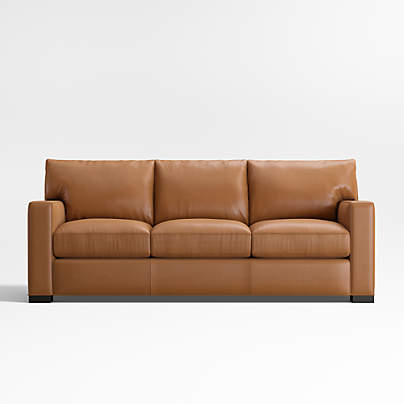 Axis Classic Leather 3-Seat Sofa 88"