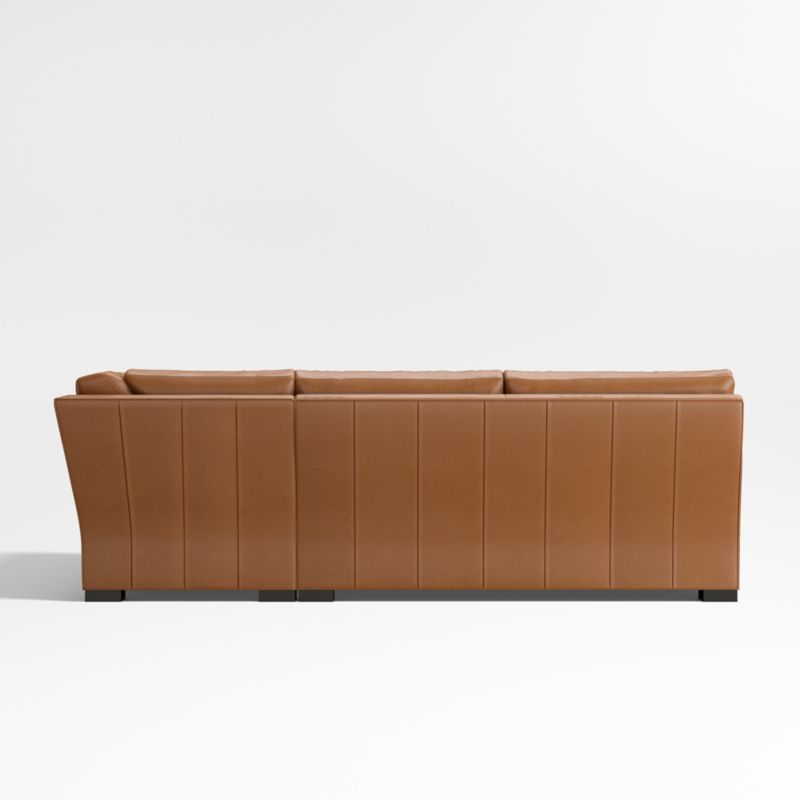 Axis Classic Leather 3-Piece Sectional Sofa - image 3 of 5