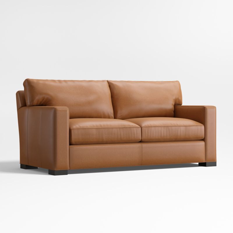 Axis Classic Leather Apartment Sofa - image 2 of 6