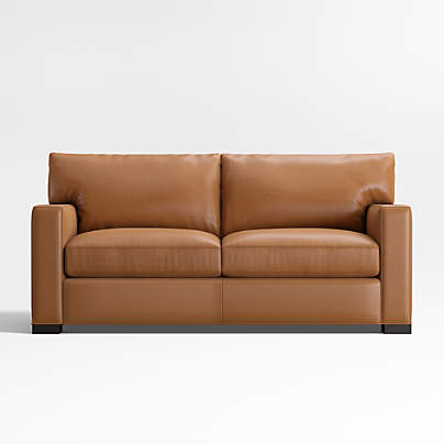 Axis Classic 76" Leather Apartment Sofa