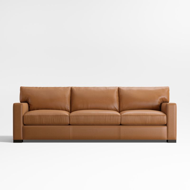 Axis Classic Leather Sofa 3-Seat 105" - image 0 of 6