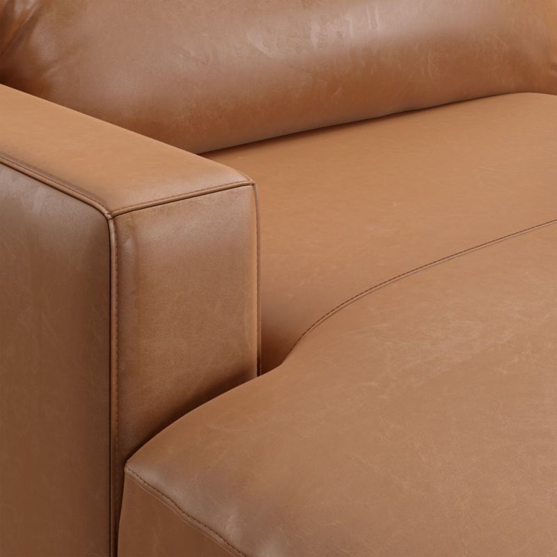 Axis Classic Leather Left-Arm Chaise - image 1 of 2