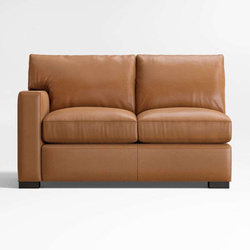 Axis Classic Leather Left-Arm Loveseat - image 0 of 2