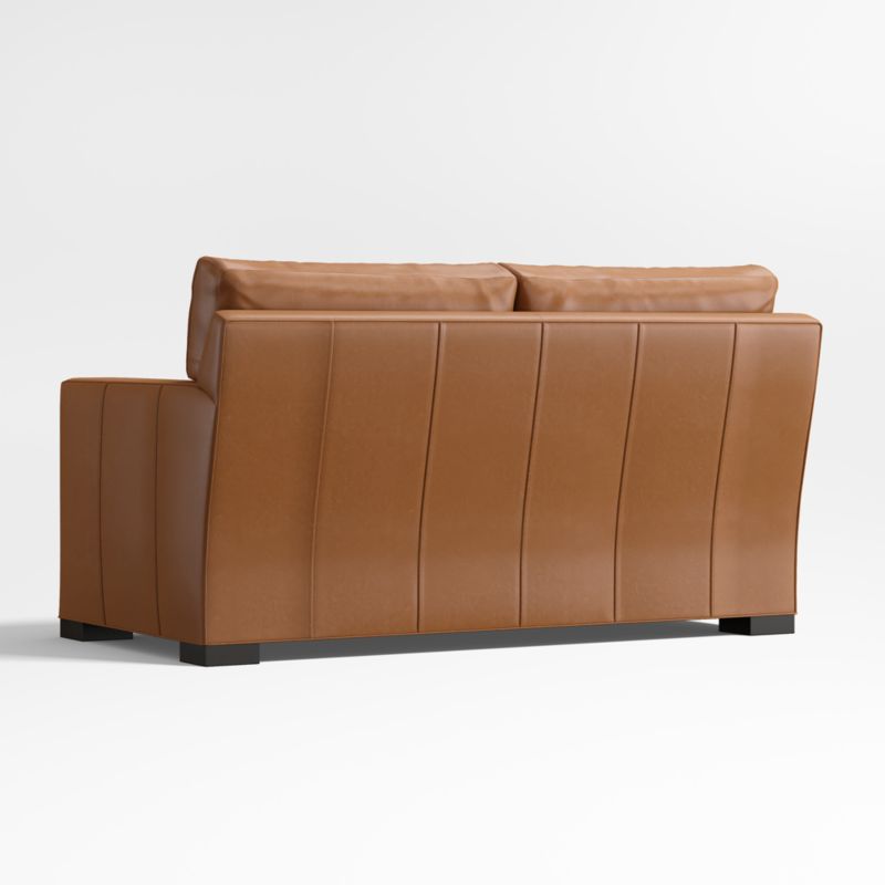 Axis Classic Leather Loveseat - image 4 of 6