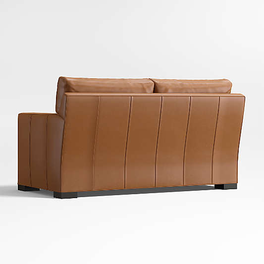 Axis Classic Leather Loveseat