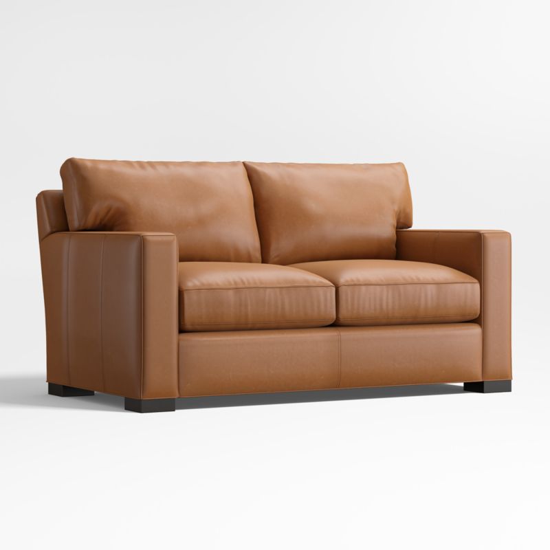 Axis Classic Leather Loveseat - image 2 of 6