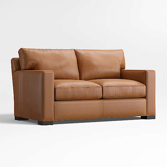 Axis Classic Leather Loveseat