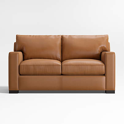 Axis Classic Leather Loveseat