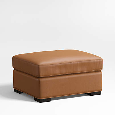 Axis Classic 32" Leather Ottoman