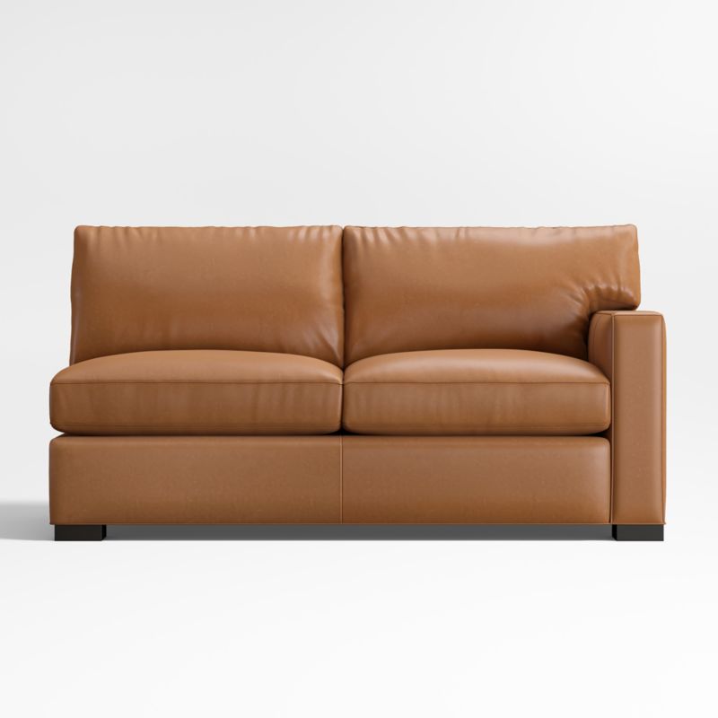 Axis Classic Leather Right-Arm Apartment Sofa - image 0 of 2