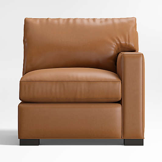 Axis Classic Leather Right-Arm Chair Sectional Piece
