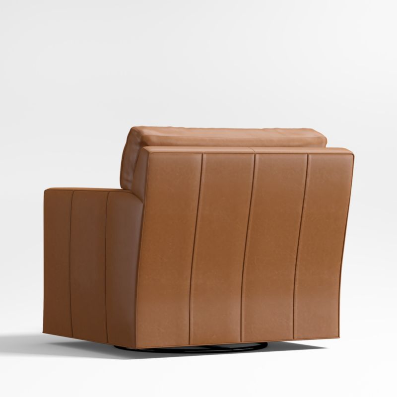 Axis Classic Leather Swivel Chair - image 3 of 5