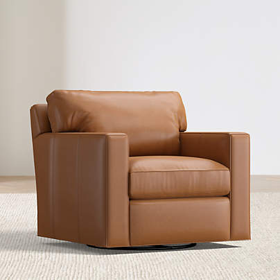 Axis Classic 37" Leather Swivel Chair