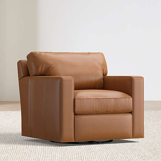 Axis Classic 37" Leather Swivel Chair
