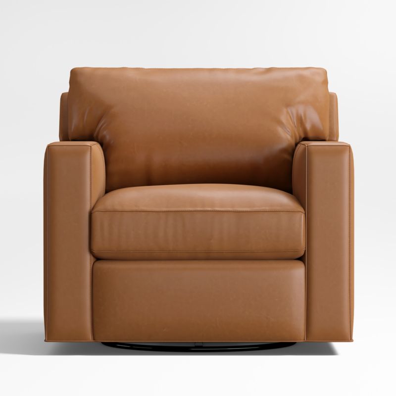 Axis Classic Leather Swivel Chair - image 1 of 5