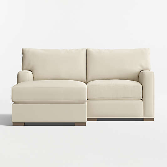 Axis Classic 2-Piece Small Space Sectional Sofa with Chaise Lounge
