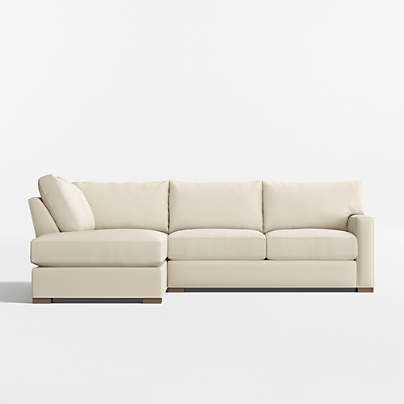Axis Classic 2-Piece L-Shaped Sectional Sofa with Corner Bumper