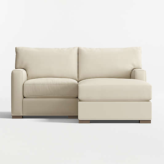 Axis Classic 2-Piece Small Space Sectional Sofa with Chaise Lounge