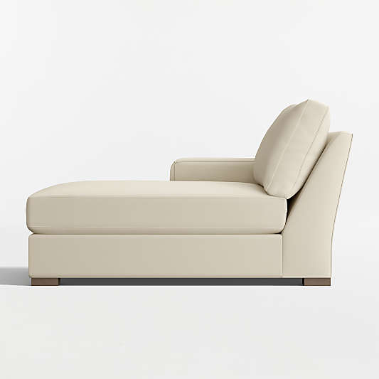 Axis Classic Left-Arm Storage Chaise Lounge Sectional Piece