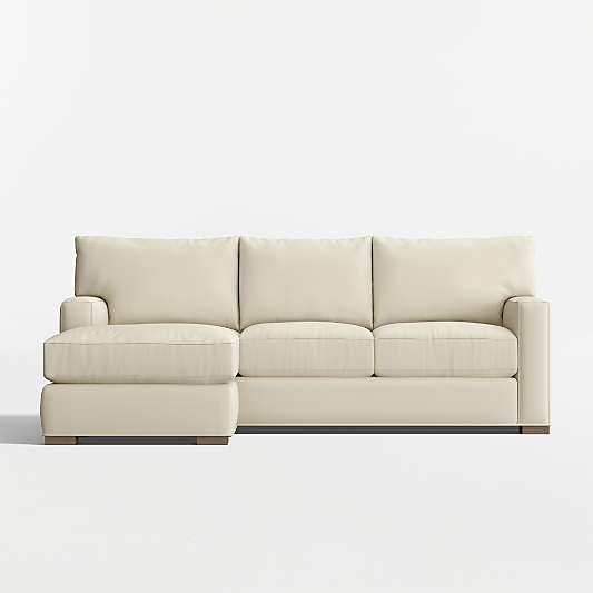 Axis Classic 88" Reversible Storage Chaise Lounge Sectional Sofa