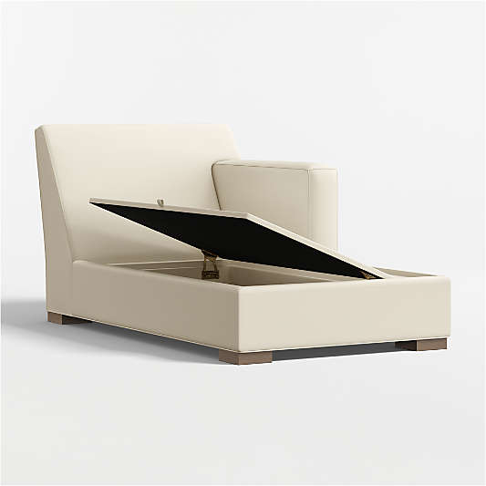 Axis Classic Right-Arm Storage Chaise Lounge Sectional Piece