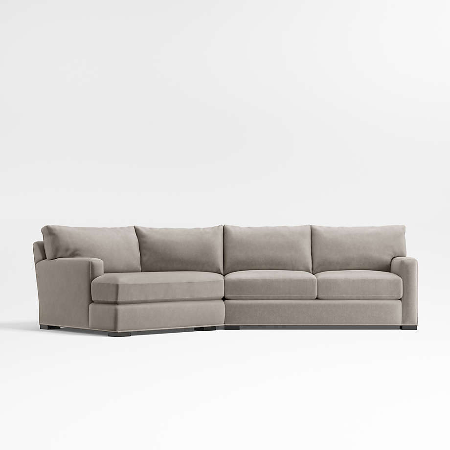 Axis Classic 2Piece Sectional Sofa with Angled Chaise + Reviews Crate & Barrel