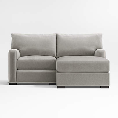 High sectional sofa bed with tapered metal legs Richard