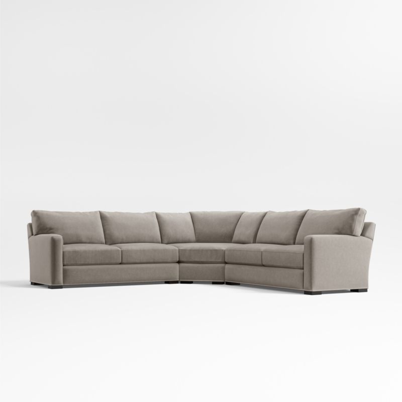 Axis Classic 3-Piece L-Shaped Wedge Corner Sectional Sofa - image 0 of 9