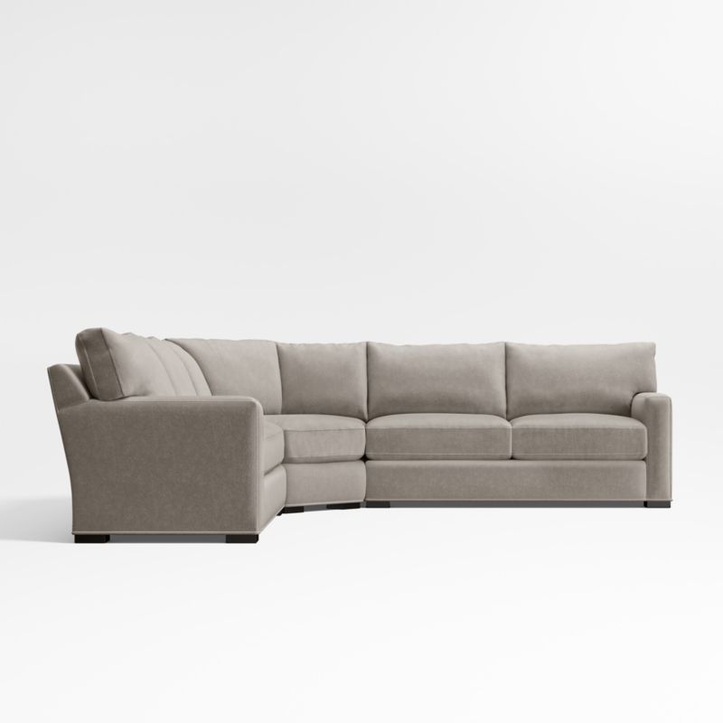 Axis Classic 3-Piece L-Shaped Wedge Corner Sectional Sofa - image 7 of 9