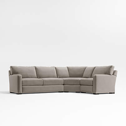 Axis Classic 3-Piece Wedge Sectional Sofa