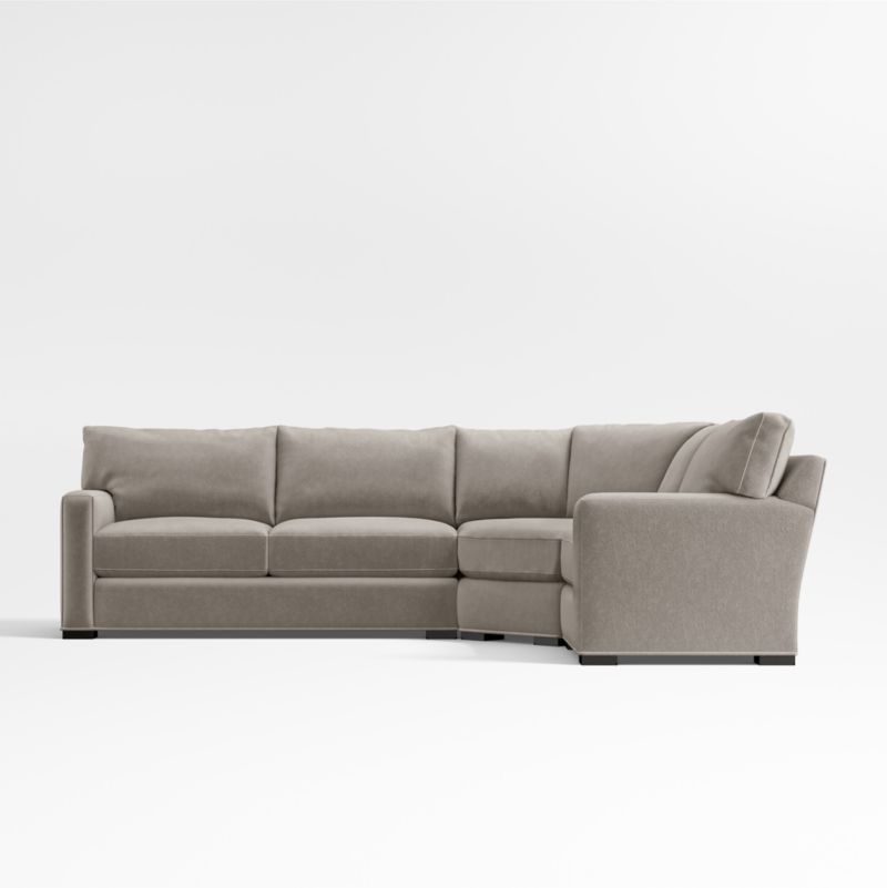 Axis Classic 3-Piece Wedge Sectional Sofa - image 5 of 9