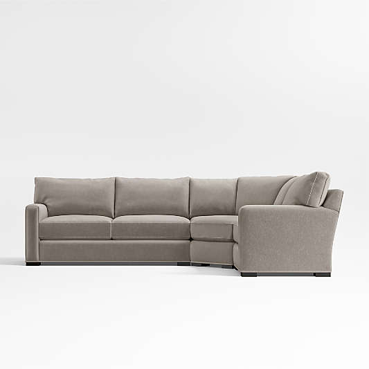 Axis Classic 3-Piece Wedge Sectional Sofa