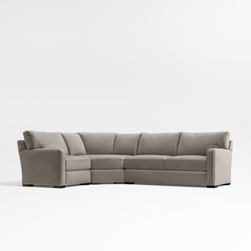 Axis Classic 3-Piece Wedge Sectional Sofa - image 0 of 10