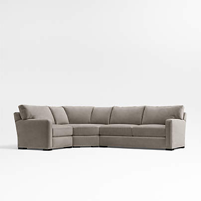 Axis Classic 3-Piece Wedge Sectional Sofa