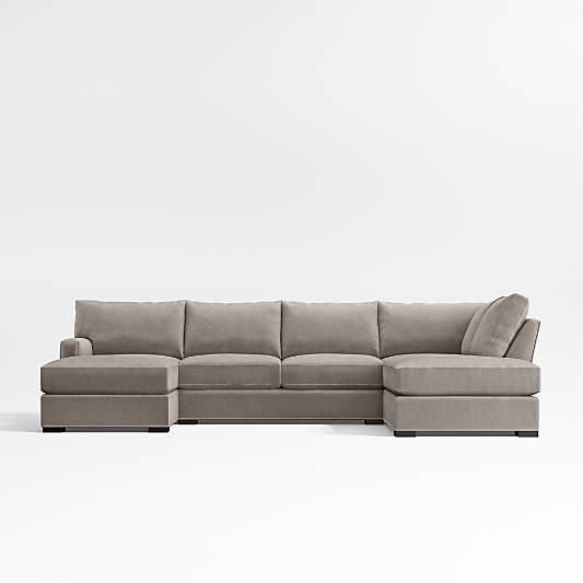 Axis Classic 3-Piece U-Shaped Sectional Sofa