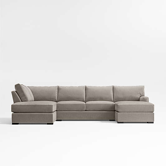 Axis Classic 3-Piece U-Shaped Sectional Sofa