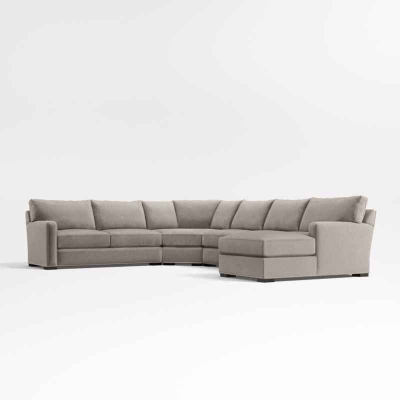 Axis Classic 4-Piece Wedge Sectional Sofa with Chaise - image 0 of 9