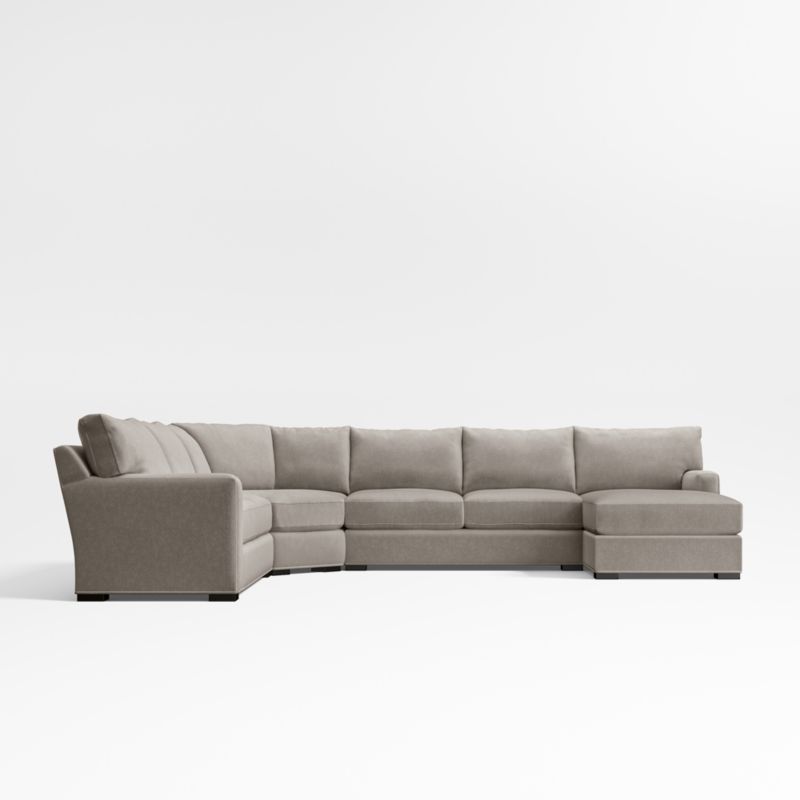 Axis Classic 4-Piece Wedge Sectional Sofa with Chaise - image 5 of 9