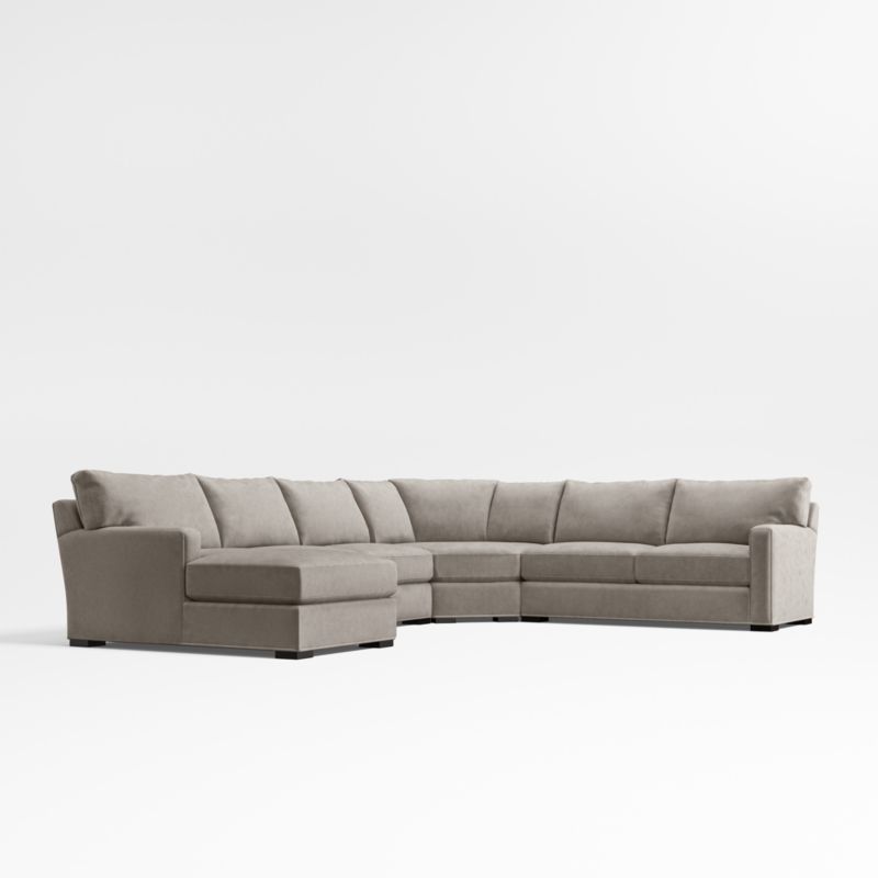 Axis Classic 4-Piece Wedge Sectional Sofa with Chaise - image 0 of 10