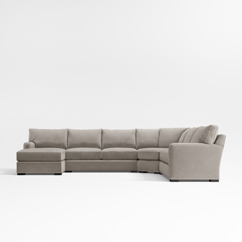 Axis Classic 4-Piece Wedge Sectional Sofa with Chaise - image 5 of 10