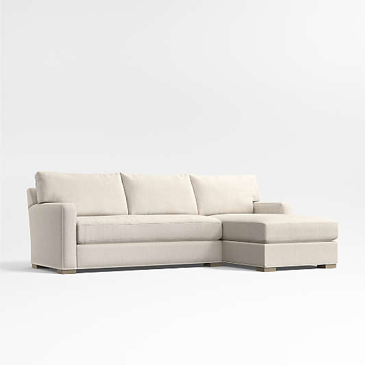 Axis Classic 2-Piece Bench Sectional Sofa with Chaise