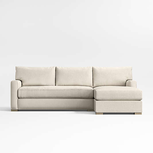 Axis Classic 2-Piece Bench Sectional Sofa with Chaise