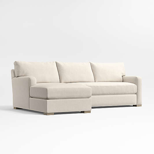 Axis Classic 2-Piece Bench Sectional Sofa with Chaise