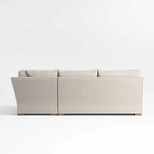 Axis Classic 3-Piece L-Shaped Bench Sectional Sofa