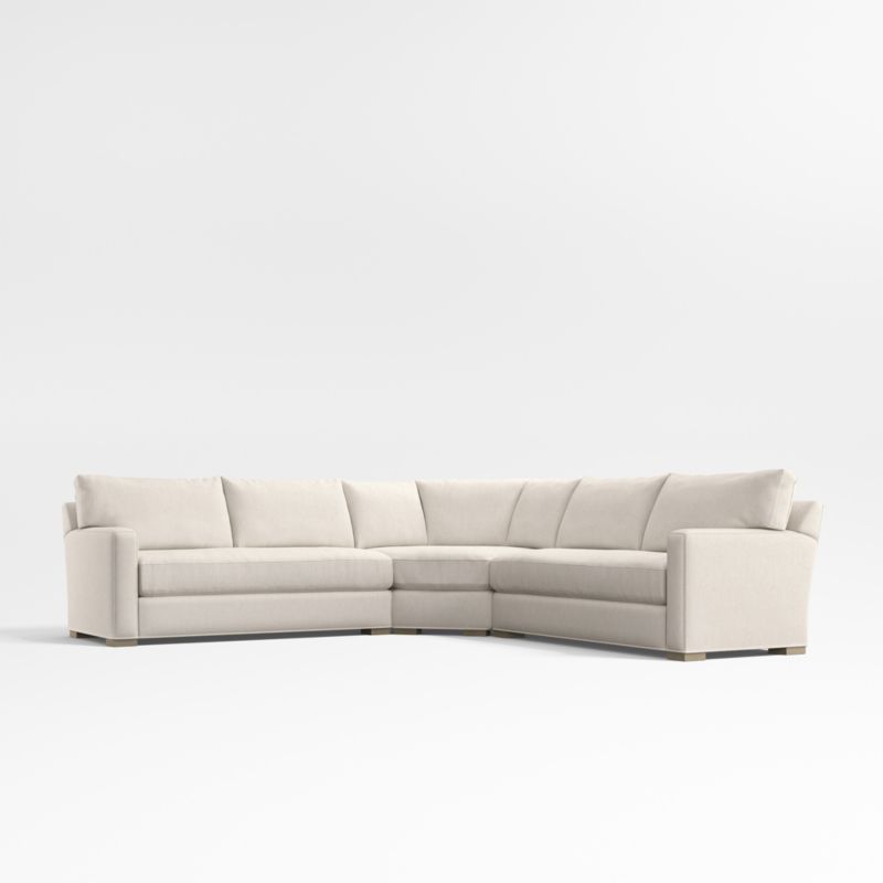 Axis Classic 3-Piece Wedge Bench Sectional Sofa - image 0 of 8