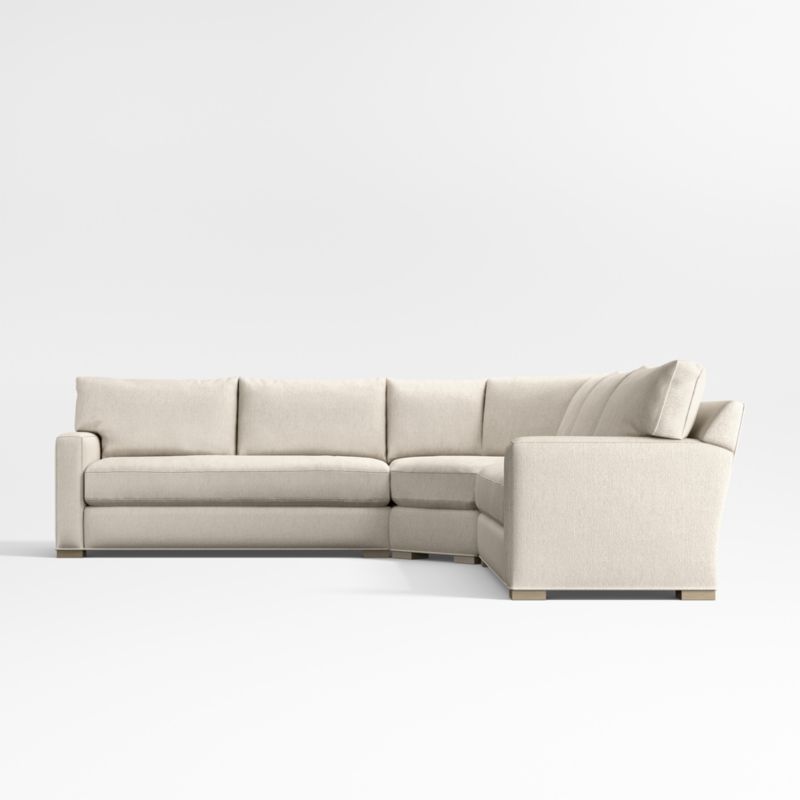 Axis Classic 3-Piece Wedge Bench Sectional Sofa - image 4 of 8